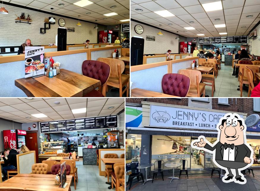 The interior of Jenny's Café