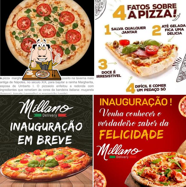 Experimente pizza no Millano Delivery