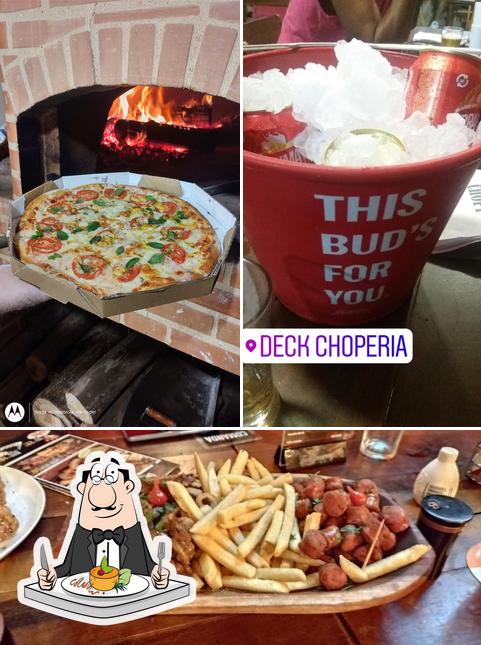 Comida em Deck Choperia