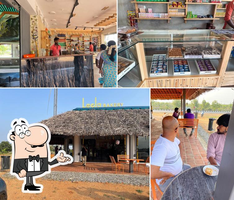 The interior of Leela Bakery