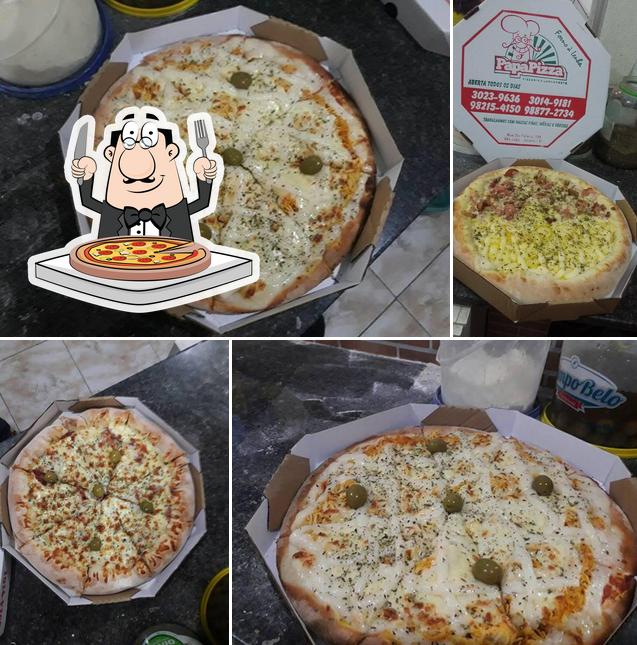 Escolha pizza no PapaPizza