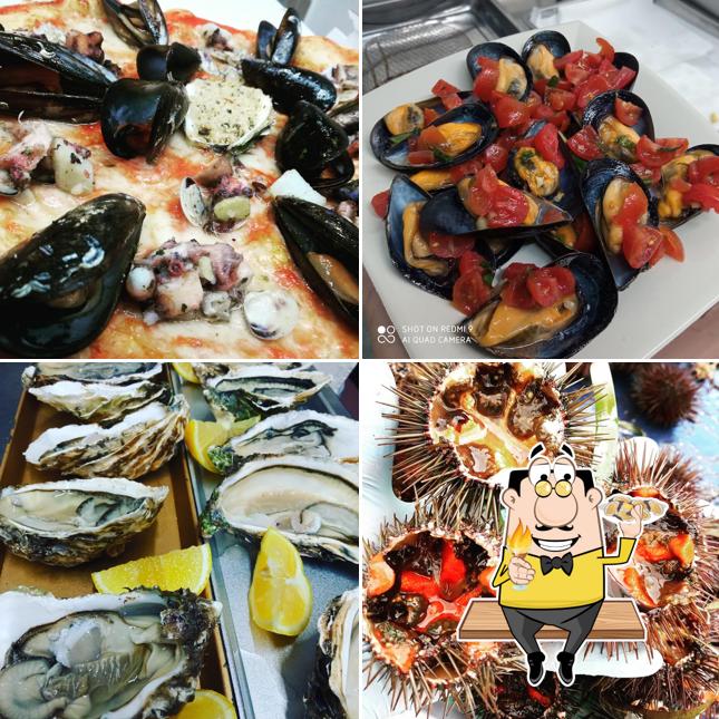 Prova tra i vari prodotti di cucina di mare disponibili a Stefy ricci di Stefania Ollano