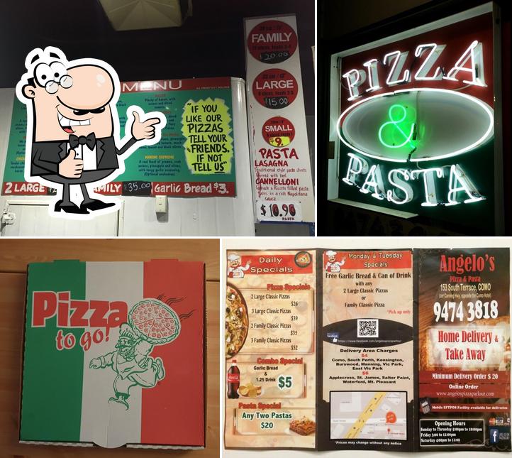 Angelo's Pizza and Pasta in Como Restaurant menu and reviews