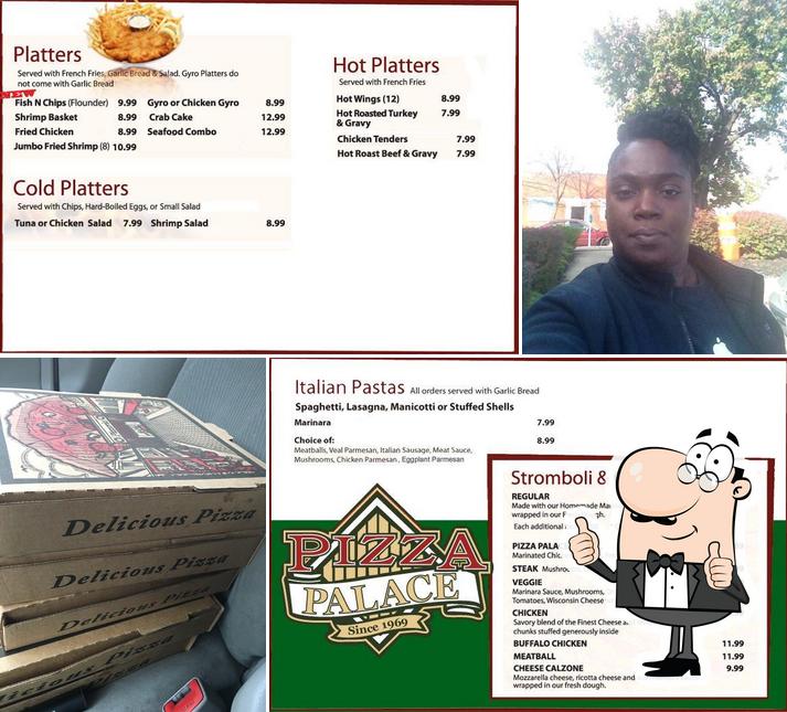 Pizza Palace, 9801 York Rd in Cockeysville Restaurant menu and reviews