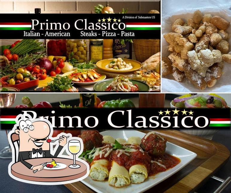 Еда в "Primo Classico"