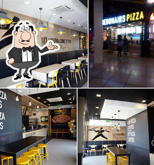 L'intérieur de Debonairs Pizza