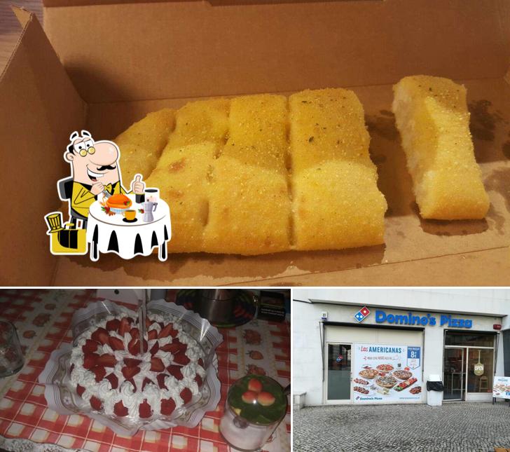 Las fotografías de comida y exterior en Domino's Pizza