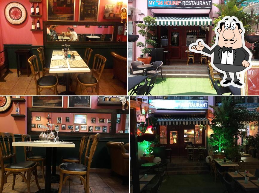 Check out how My 24 Hours Pizza Restaurant - Bistrot de Paris looks inside