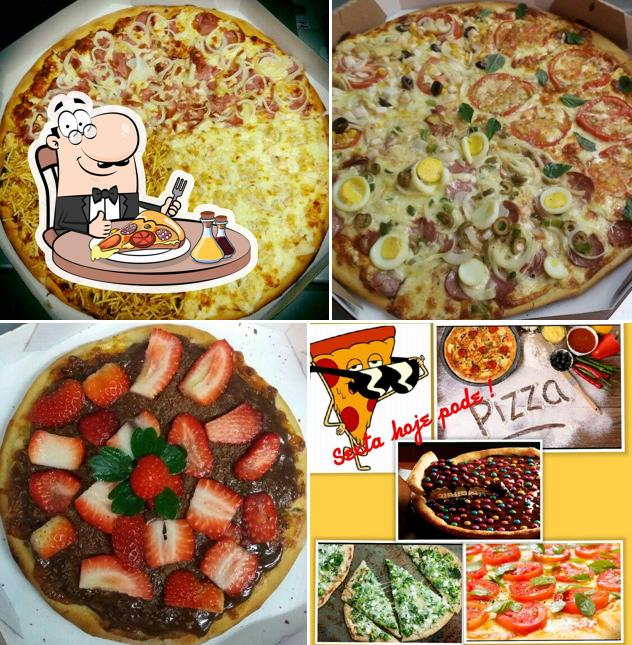 Peça diversos estilos de pizza