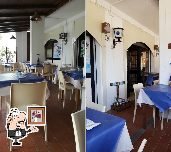 Gli interni di Ristorante Il Vecchio e Il Mare