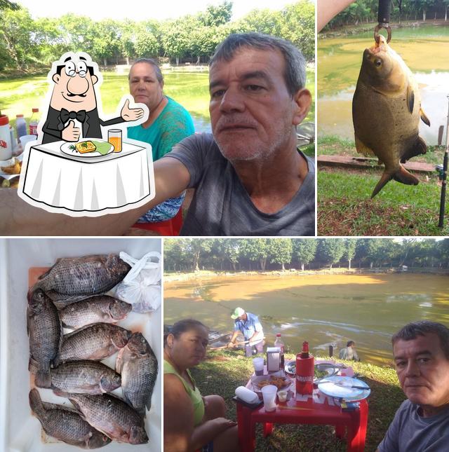 Comida em Pesqueiro Céu Azul