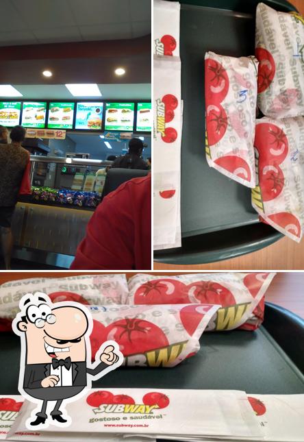 O interior do Subway