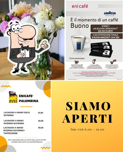 Gli interni di Eni café palombina