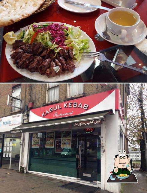 Food at Kabul Kebab Restaurant