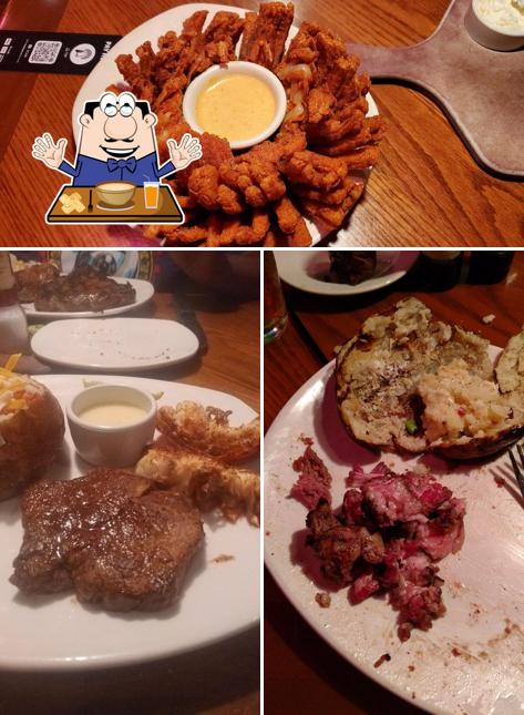 Food at Outback Steakhouse