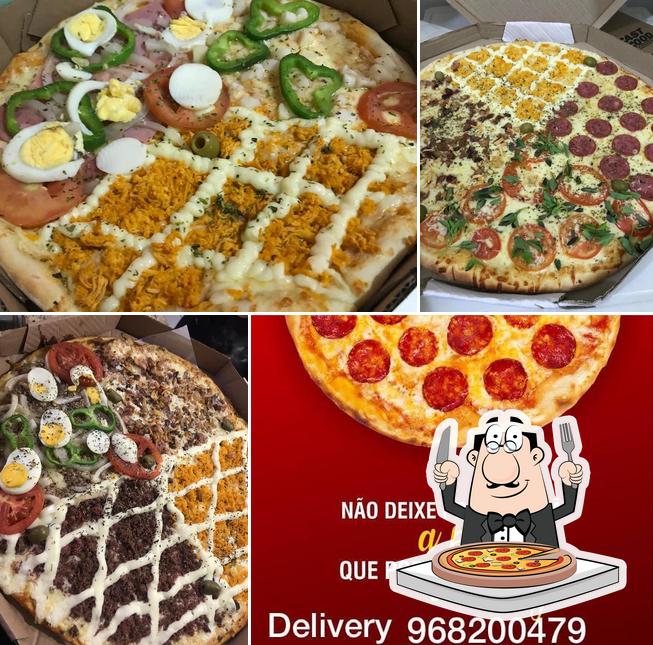 Consiga diversos variedades de pizza