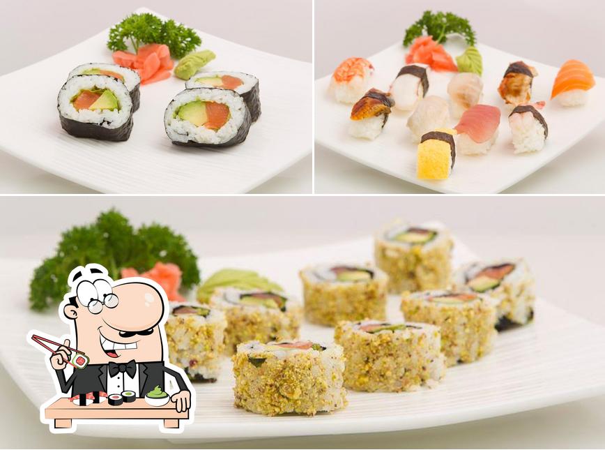 Scegli le diverse opzioni di sushi