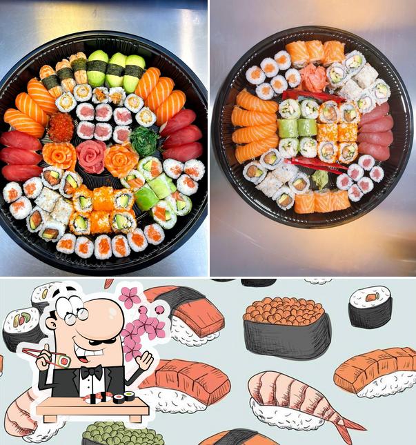 Essayez différentes options de sushi