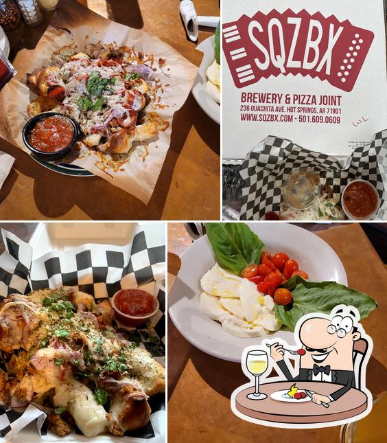 SQZBX Brewery & Pizza in Hot Springs Restaurant menu and reviews