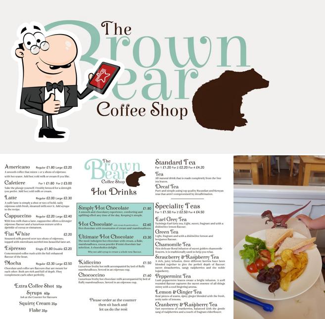The Brown Bear Coffee Shop in Ripley Restaurant menu and reviews