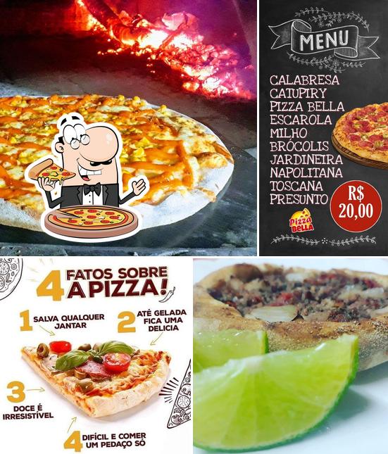 Escolha pizza no Pizza Bella DELIVERY