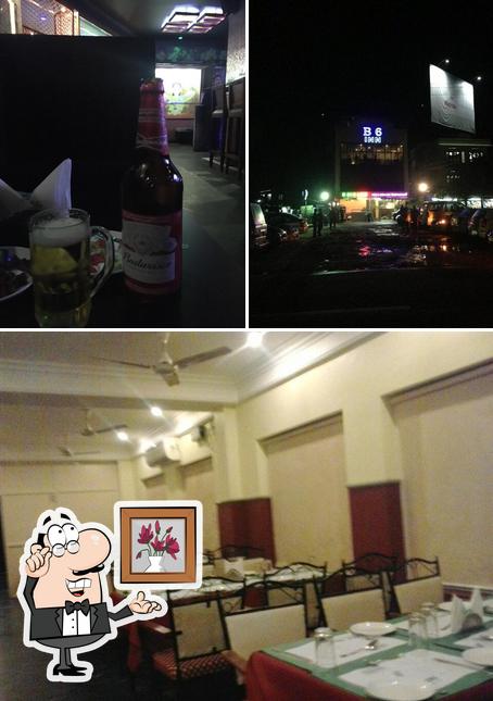 Among different things one can find interior and beer at B6