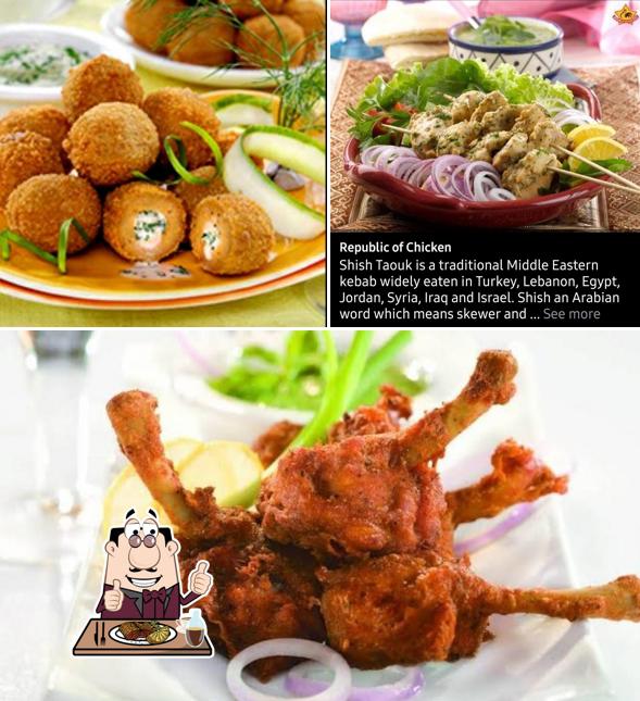 Republic of Chicken 3B2 offers meat dishes