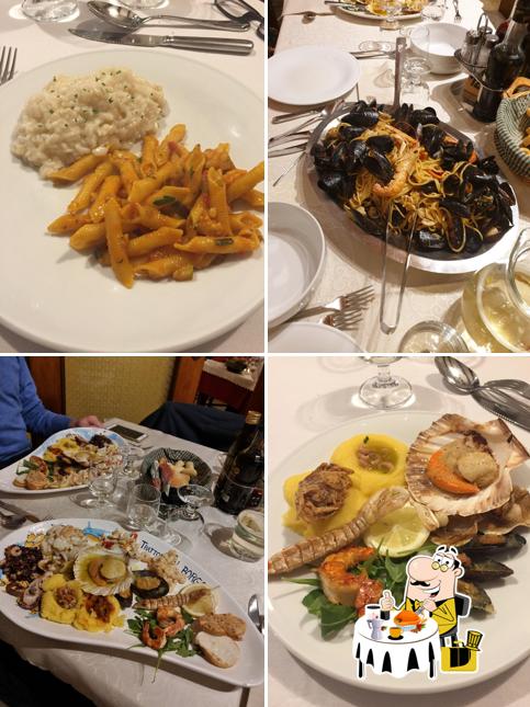 Cibo al Trattoria Al Borgo