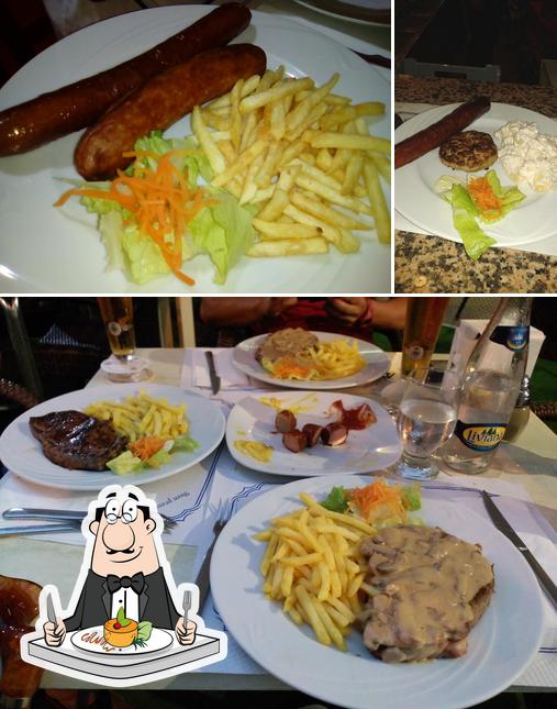 Еда в "Restaurante la Cabaña"