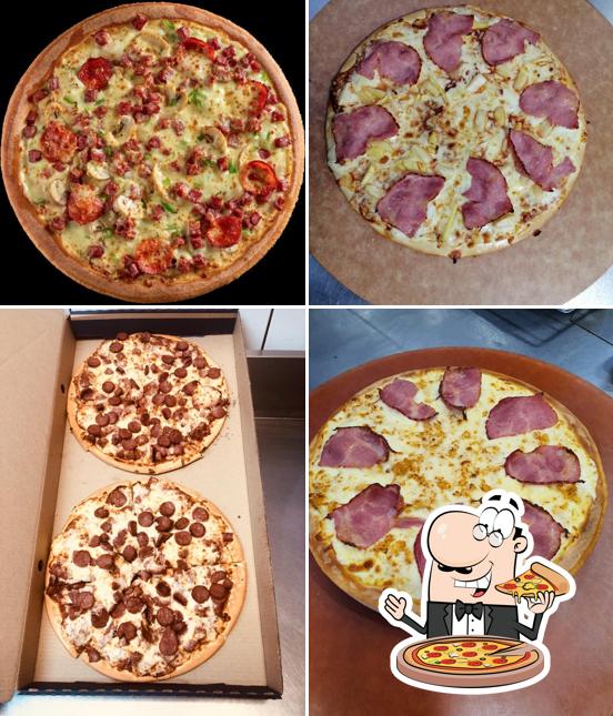 Prenez différents genres de pizzas