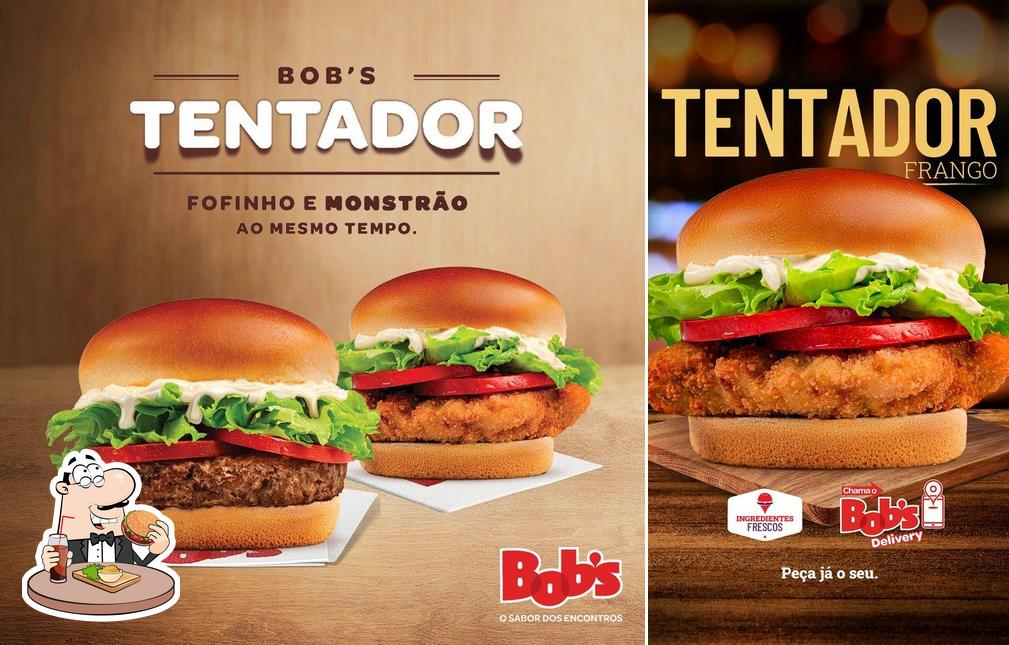 Consiga um hambúrguer no Bob's