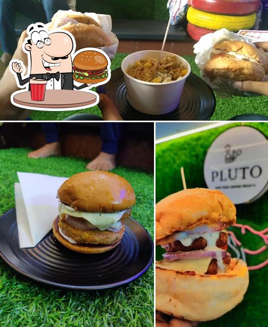 Try out a burger at Pluto India Food