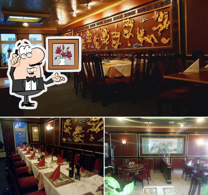 The interior of China-Restaurant "Große Mauer"