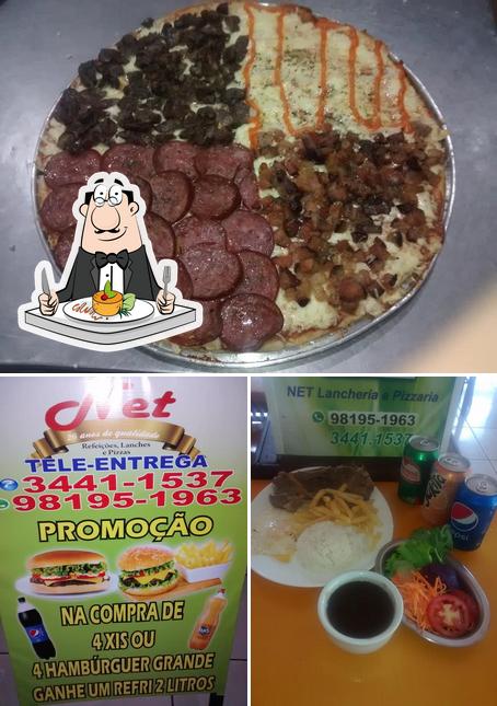 Comida em NET Lancheria E Pizzaria