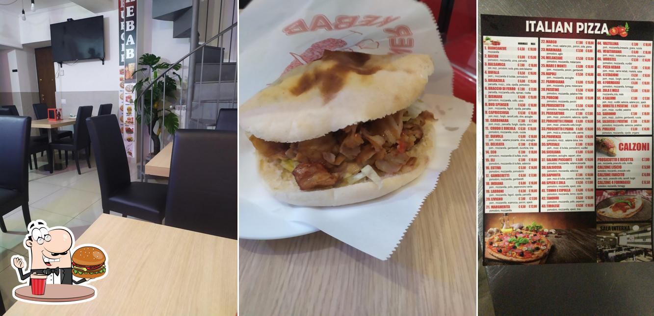 Ordina un hamburger a Saronno Pizza e Kebab di Ahmed Farooq