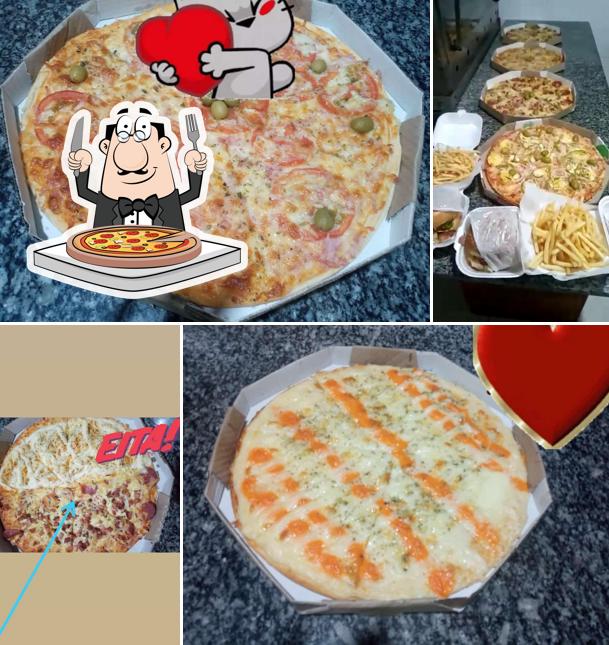 Peça pizza no PIZZARIA e hamburgueira JC