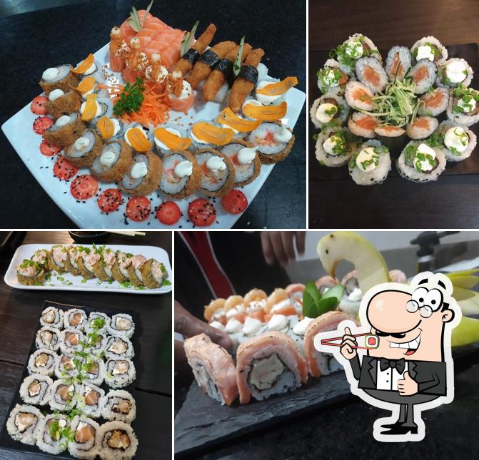 Experimente diferentes opções de sushi