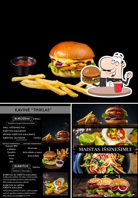 Try out a burger at Tinklas