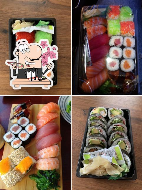 Les sushi sont disponibles à Yoma Sushi