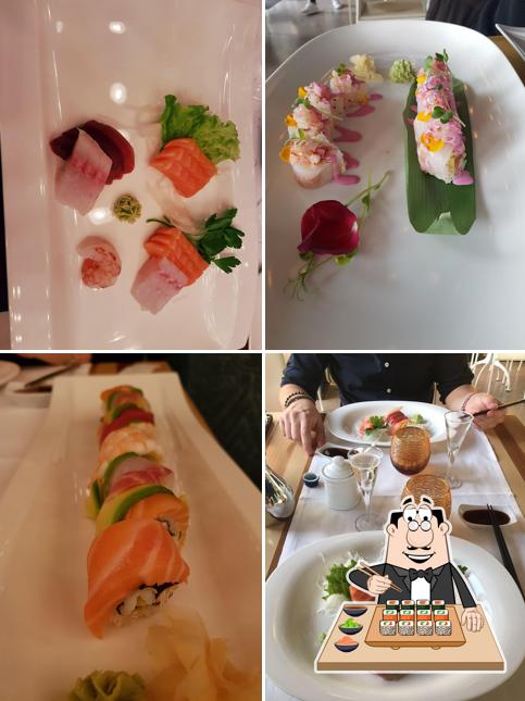 Ordina le diverse opzioni di sushi