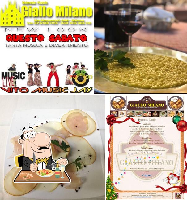 Platti al Ristorante Giallo Milano
