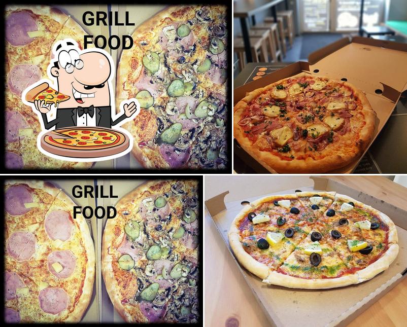 En GRILL FOOD pizza&kebab, puedes degustar una pizza