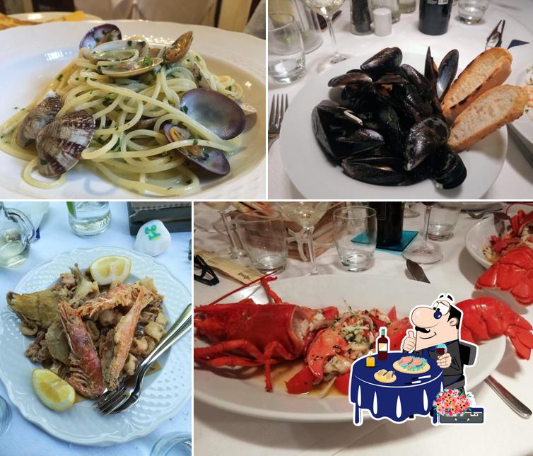 Commandez des fruits de mer à La Pinaccia