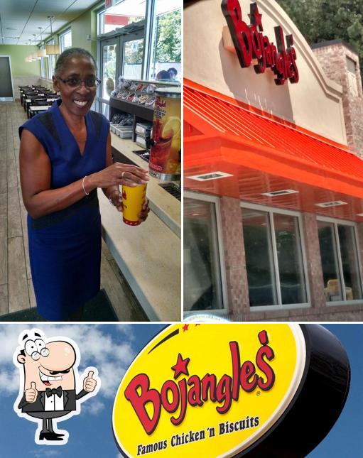 Look at the photo of Bojangles