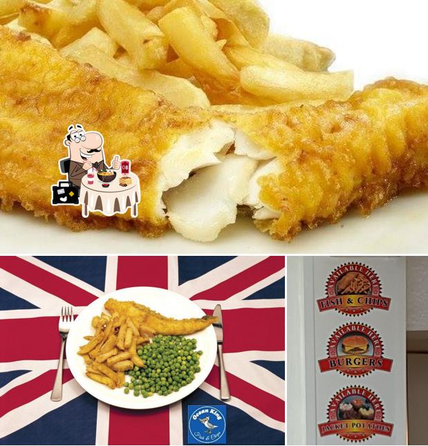 Ocean King Fish Bar in Gosport Restaurant menu and reviews