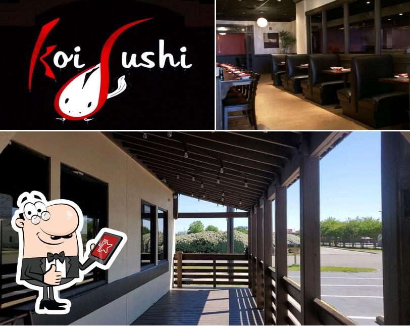 See this pic of Koi Sushi