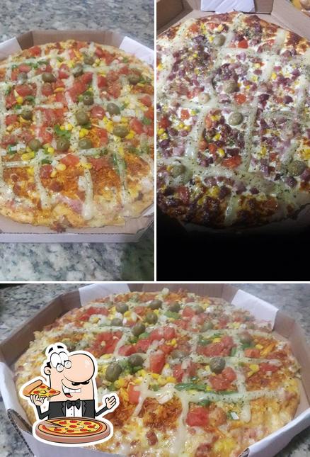 Escolha pizza no Dogao Lanches Ipatinga