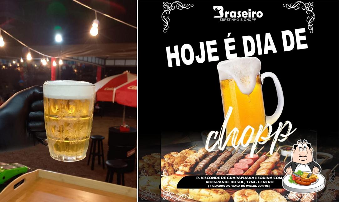 Comida em Braseiro Espetinho e Chopp