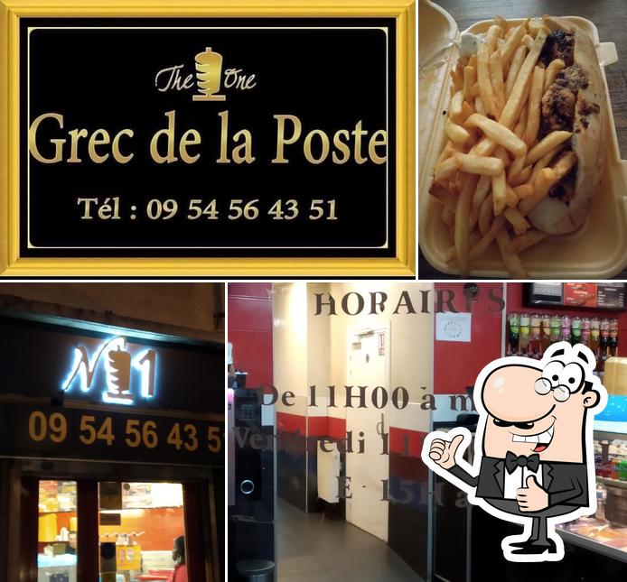 Voici une photo de grec de la poste