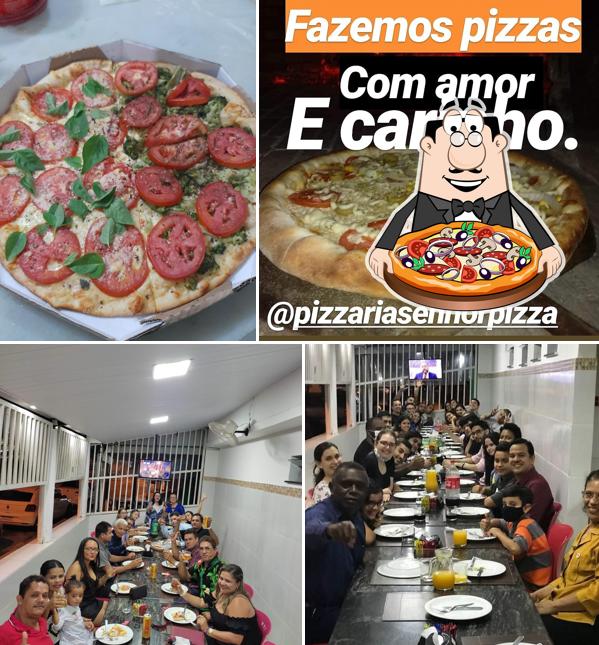 Consiga pizza no PIZZARIA RESTAURANTE SENHOR PIZZA